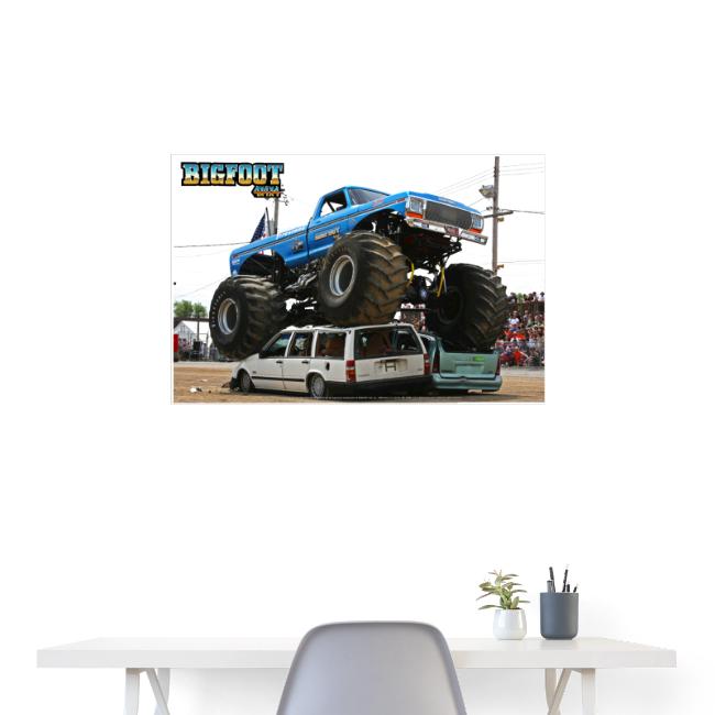 ビッグフットグラフィックポスター Poster 36x24 | BIGFOOT 4x4 Inc.
