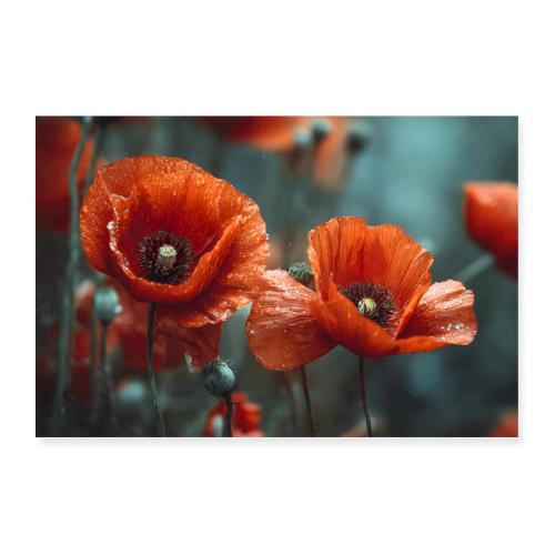 Field of Poppies - Poster 36x24