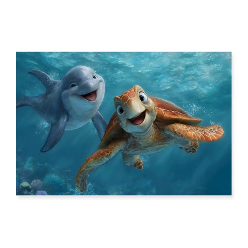 Undersea Friends - Poster 36x24