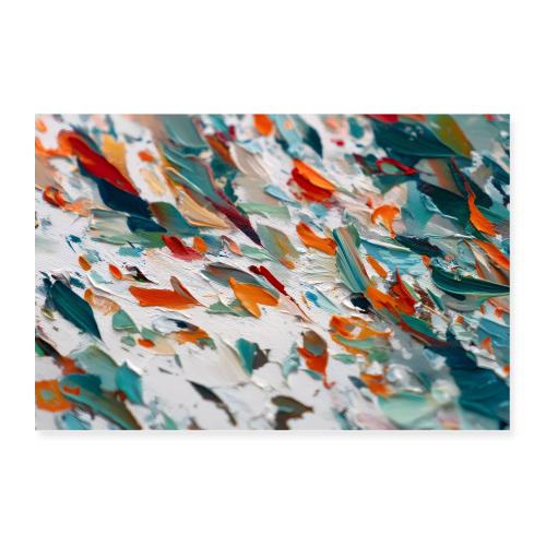 Abstract Art: Coastal Blaze - Poster 36x24