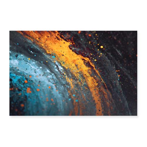 Abstract Art: Molten Drift - Poster 36x24
