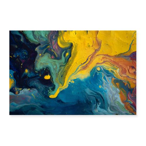 Abstract Art: Liquid Motion - Poster 36x24