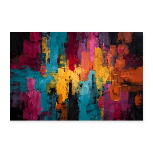 Abstract Art: Intersecting Voices - Poster 36x24
