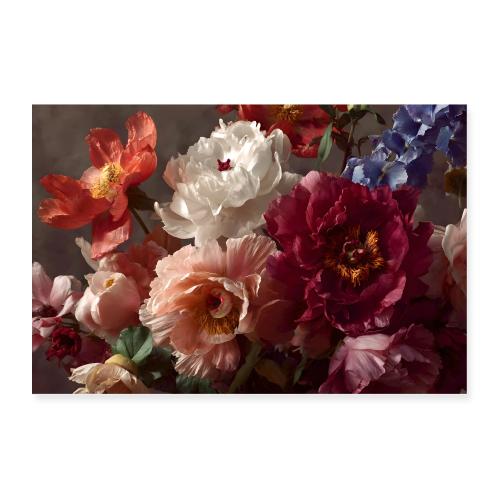 Crimson Blush Garden - Poster 36x24