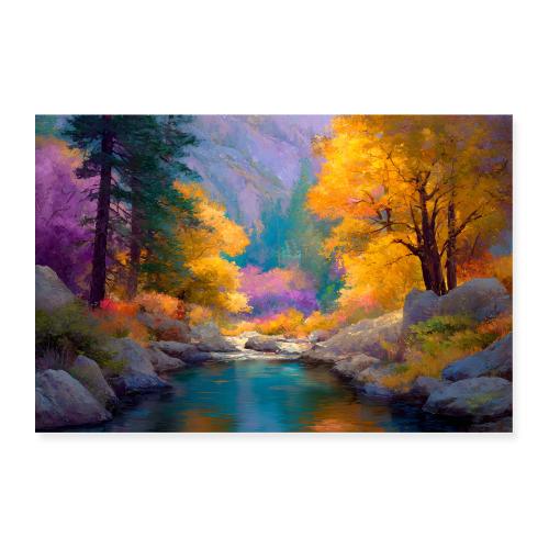 Digital Painting: Reflections of Fal - Poster 36x24