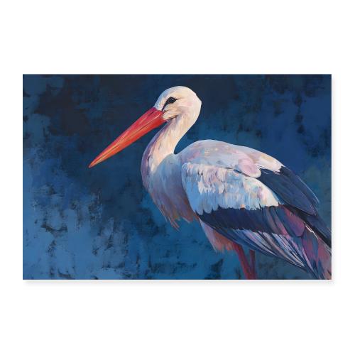 Stork in Stillness - Poster 36x24