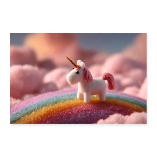 Rainbow Cotton Dreams - Poster 36x24