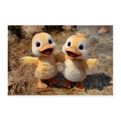 Sunny Duck Friends - Poster 36x24
