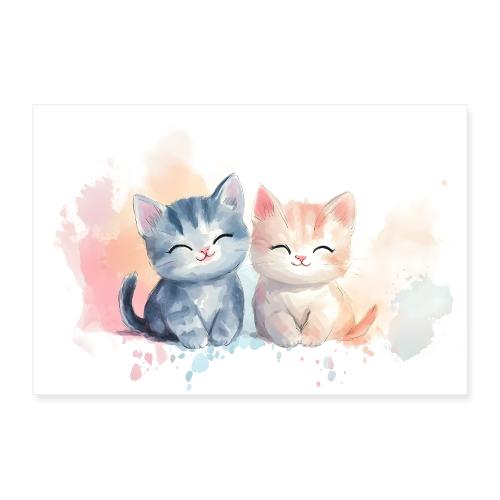 Smiling Whiskers - Poster 36x24
