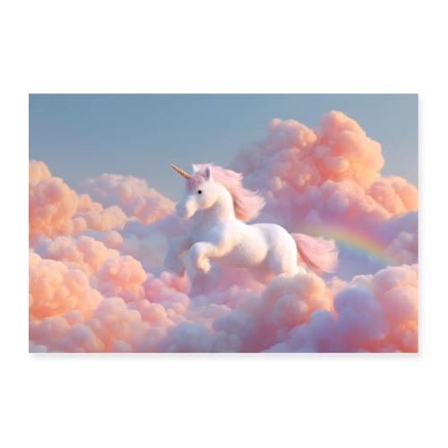 Gallop Through Cotton Skies - Poster 36x24