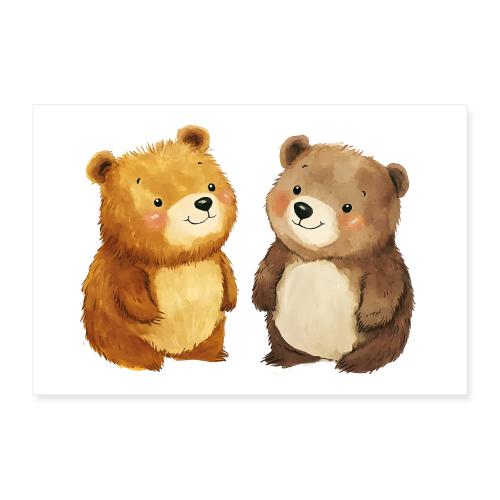 Bear Besties - Poster 36x24