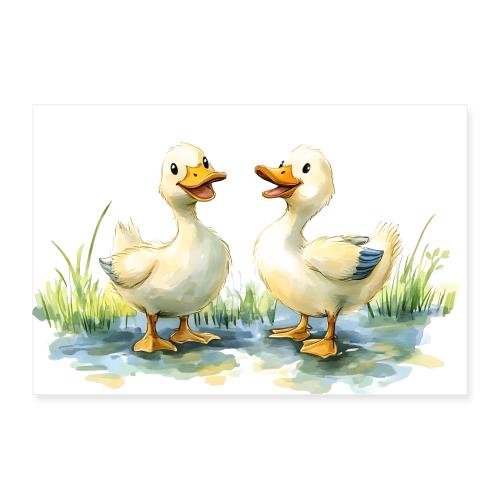 Ducks: Feathered Friends - Poster 36x24