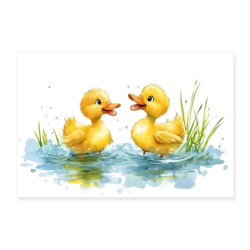 Ducks: Floating Sunshine - Poster 36x24