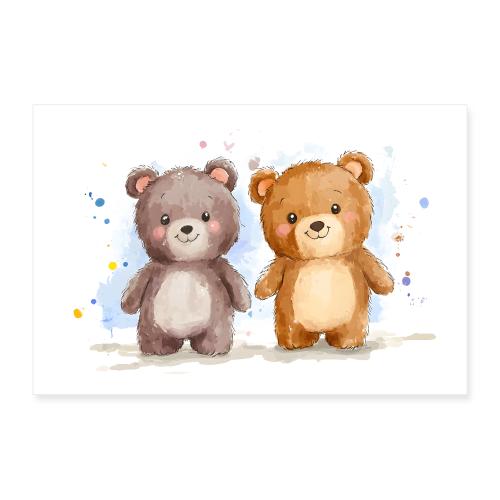 Happy Bear Pals - Poster 36x24