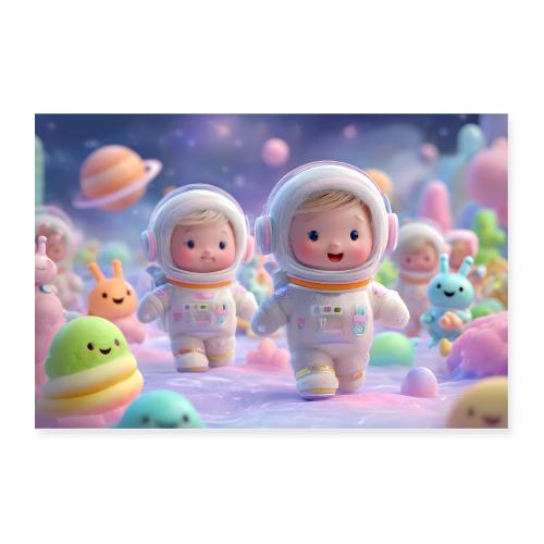 Little Astronauts - Poster 36x24