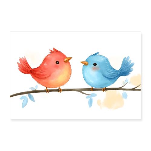 Birds: Branch Buddies - Poster 36x24