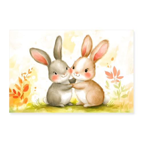 Bunny Hugs - Poster 36x24