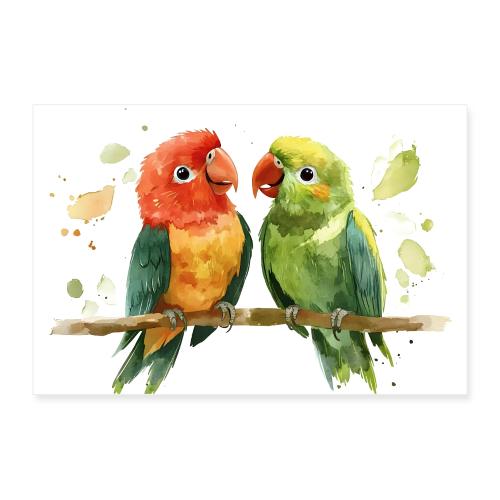 Parrot Companions - Poster 36x24