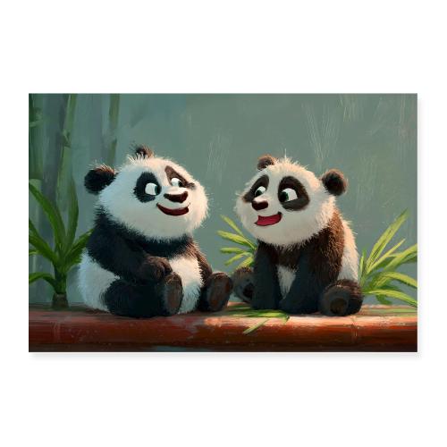 Panda Playtime - Poster 36x24
