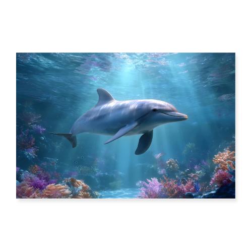 Dolphin: Journey Beneath the Waves - Poster 36x24
