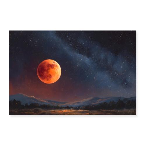 Crimson Eclipse - Poster 36x24
