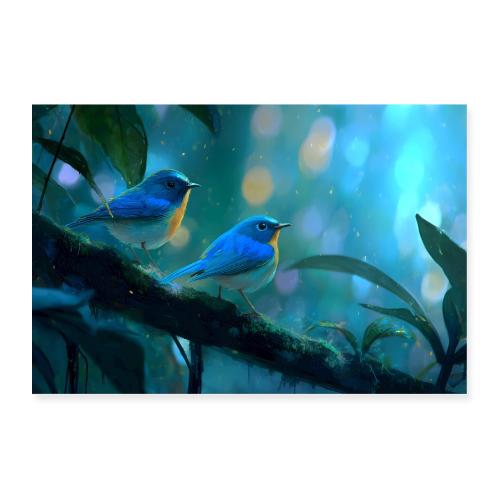 Blue Harmony - Poster 36x24