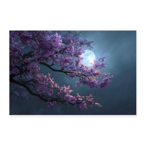 Enchanted Sakura Night - Poster 36x24