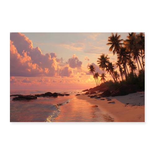 Golden Reflections at Dusk - Poster 36x24