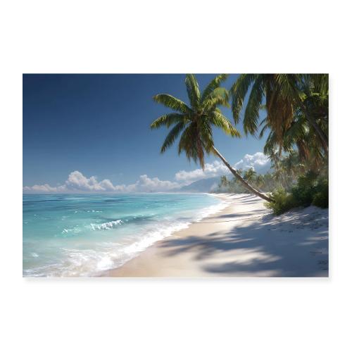 Azure Coastline - Poster 36x24