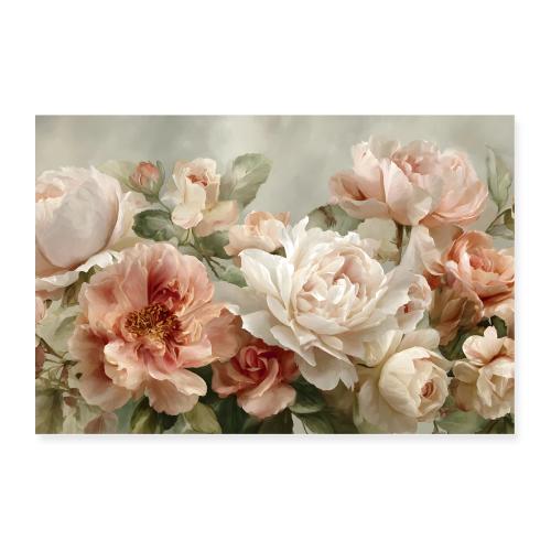 Watercolor: Garden Whispers - Poster 36x24