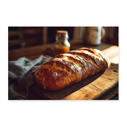 Sunlit Artisan Loaf - Poster 36x24