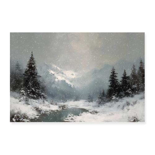Alpine Winter Dream - Poster 36x24