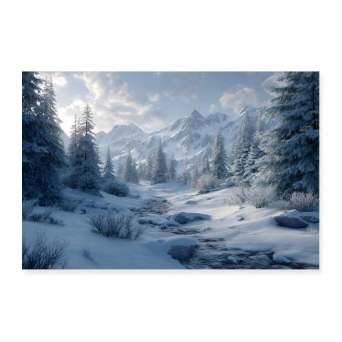 Winter Ray of Light - Poster 36x24