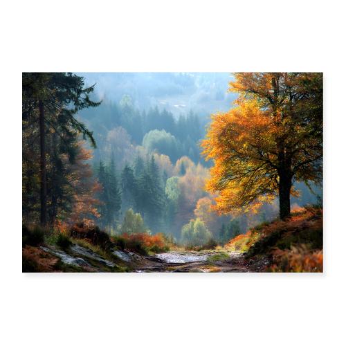Autumn Canopy Glow - Poster 36x24