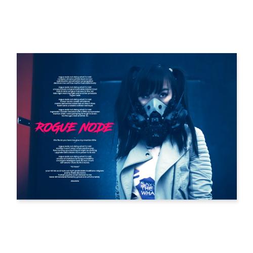 ROGUE NODE avec PAROLES - Poster 36 x 24 po