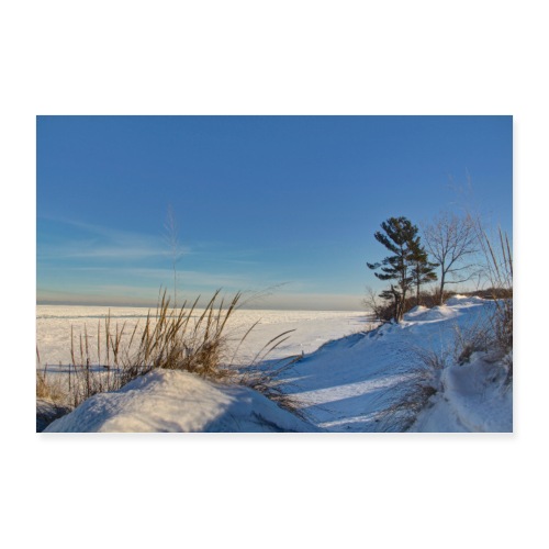 Indiana Dunes in Winter Poster - Poster 36x24