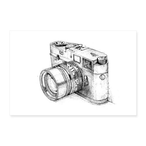 Leica poster MP sketch - Poster 36x24