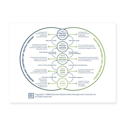 BRM Relationship Maturity Model Poster - Poster 24x18