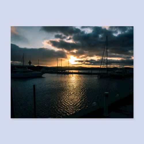 Harbour at Dawn Version 04 - Poster 24x18