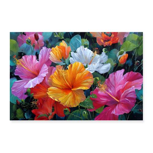 Digital Painting: Blooming Spectrum - Poster 12x8
