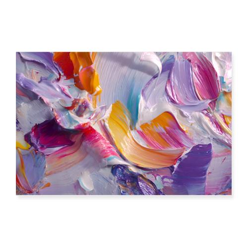 Abstract Art: Depths of Texture - Poster 12x8