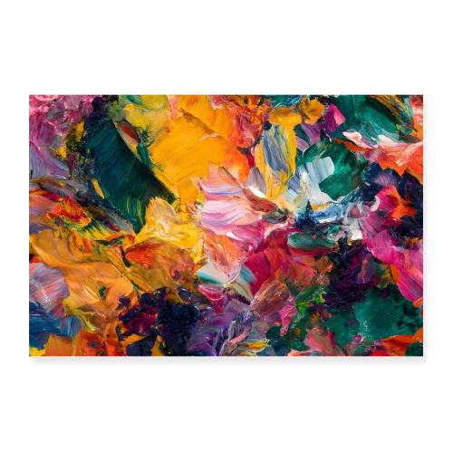 Abstract Art: Vivid Mayhem - Poster 12x8