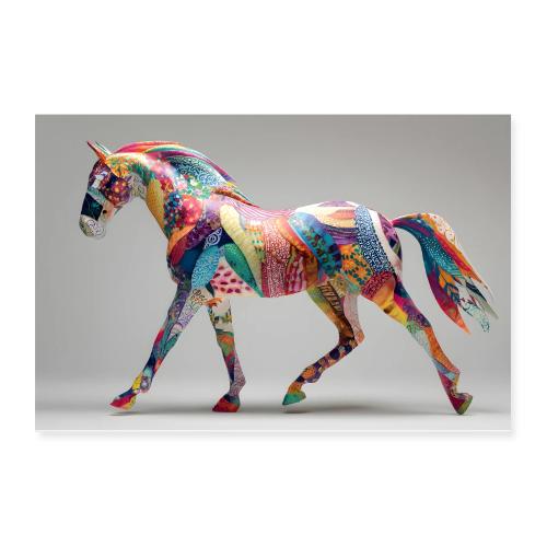Horse: Art spirit - Poster 12x8
