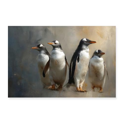 March of the Penguins - Poster 12x8