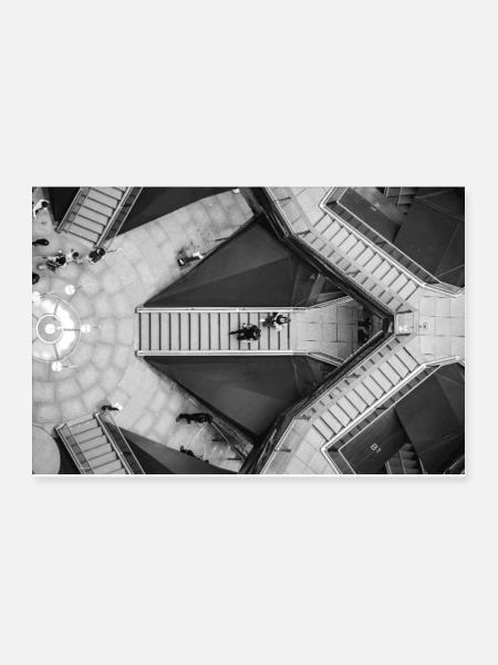 Birds Eye View: The Vessel - Poster 12x8 - white