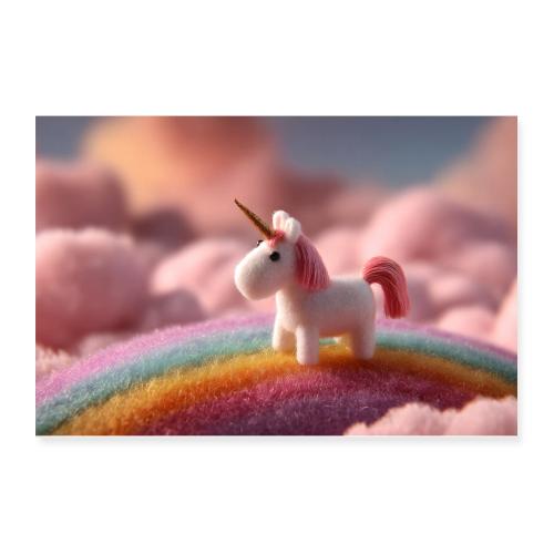Rainbow Cotton Dreams - Poster 12x8