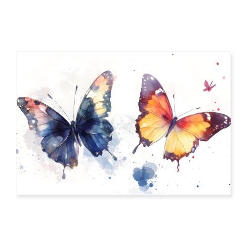Butterfly Harmony - Poster 12x8