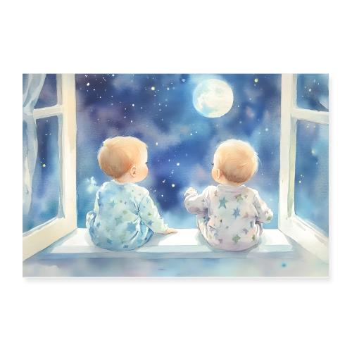 Babies: Starry Bedtime - Poster 12x8