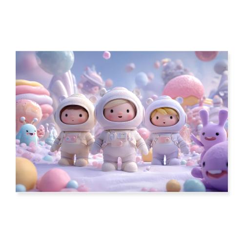 Cosmic Cuties - Poster 12x8