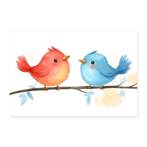 Birds: Branch Buddies - Poster 12x8